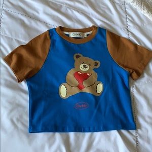 teddy bear graphic tee